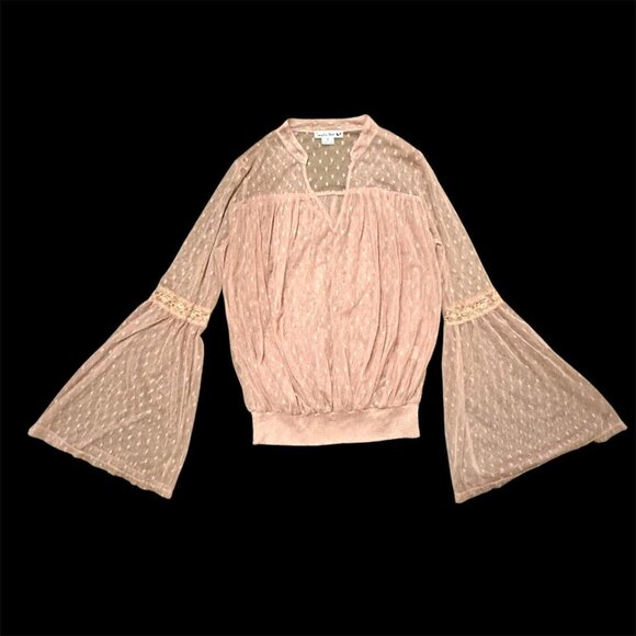 Double Zero Shear Blouse Sz S - Picture 2 of 8